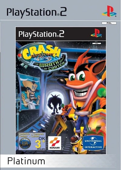 Konami Crash Bandicoot The Wrath Of Cortex Platinum Refurbished PS2 Playstation 2 Game